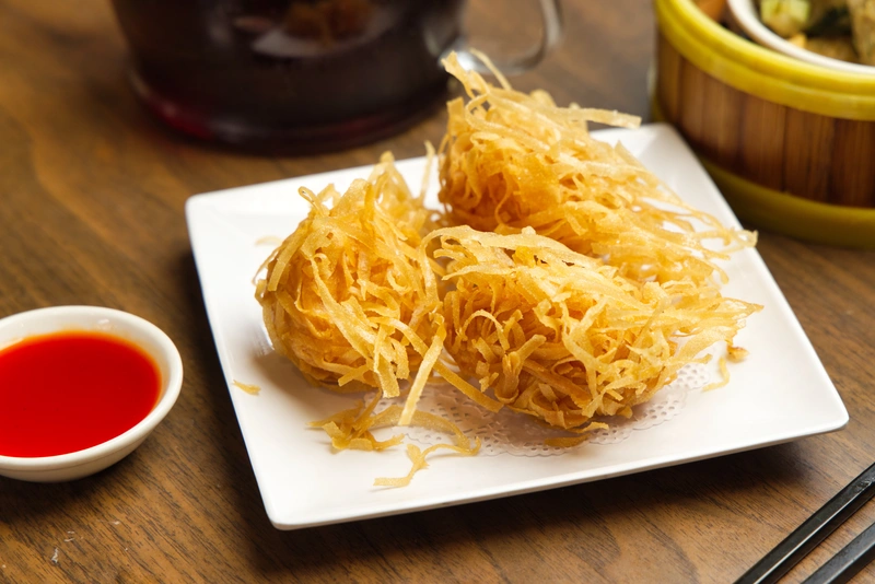 Crispy Shredded Taro Fritters